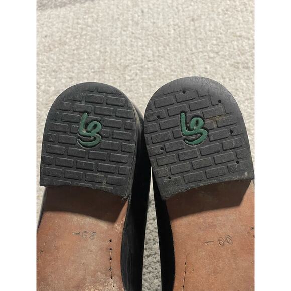 La Barca Charol Botine Chelsea Boots Men's Size 10 Slip On Patent Leather Black - Picture 7 of 16